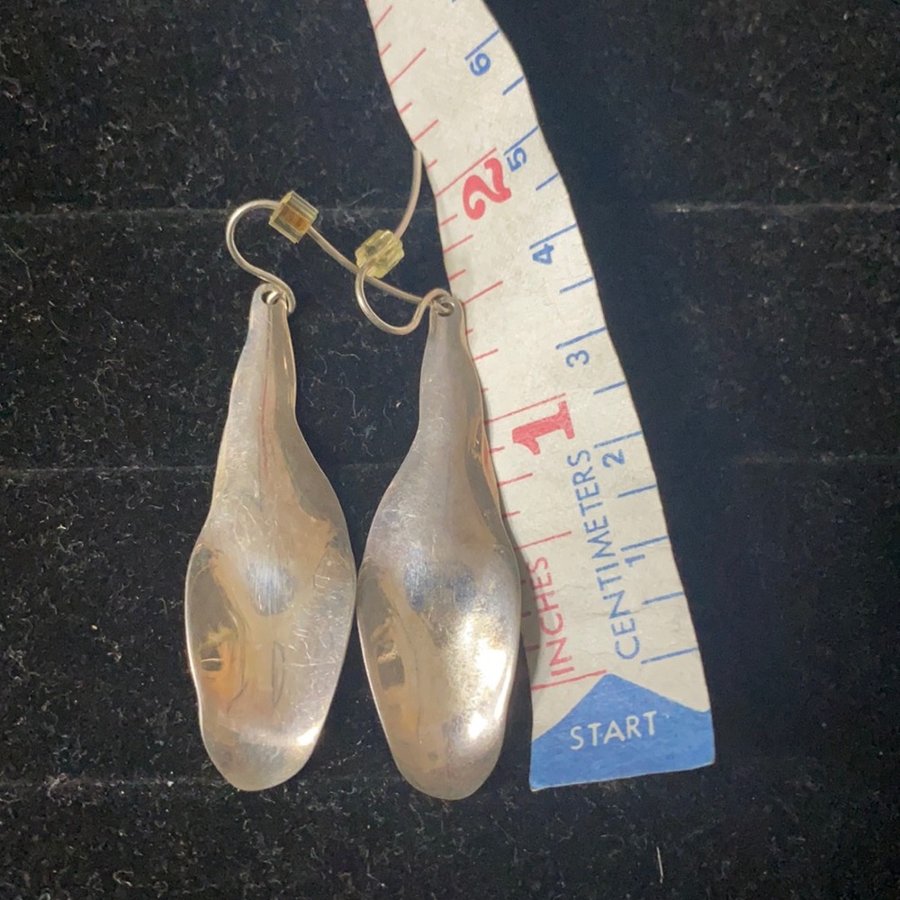 925 earrings 1 1/2 inches long